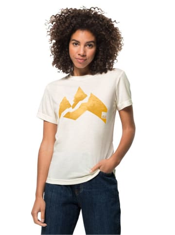 Jack Wolfskin Funktionsshirt "Nature Mountain" in Weiß
