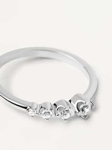 PDPAOLA Silber-Ring "Spark" mit Edelsteinen