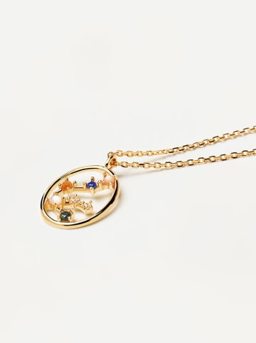 PDPAOLA Vergold. Halskette "Wassermann" mit Anhänger - (L)35 cm
