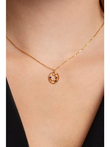 PDPAOLA Vergold. Halskette "Fische" mit Anhänger - (L)35 cm