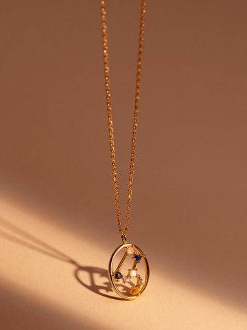 PDPAOLA Vergold. Halskette "Löwe" mit Anhänger - (L)35 cm