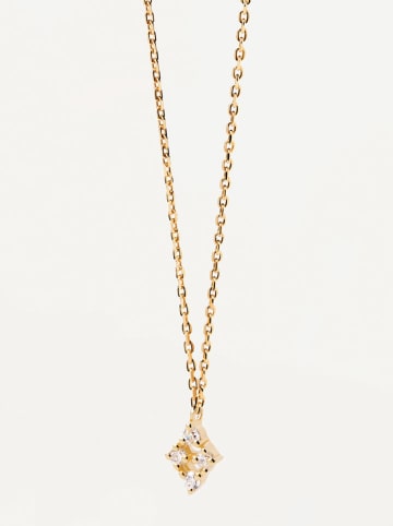 PDPAOLA Vergold. Halskette "Arda" mit Anhänger - (L)50 cm