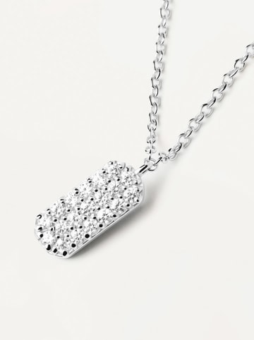 PDPAOLA Silber-Halskette "Icy" mit Schmuckelement - (L)10,5 cm
