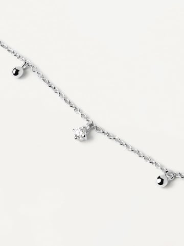 PDPAOLA Silber-Halskette "Miami Silver" mit Schmuckelementen - (L)40 cm
