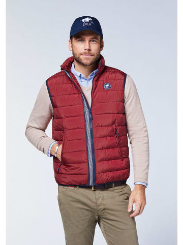 Polo Sylt Doorgestikte bodywarmer rood