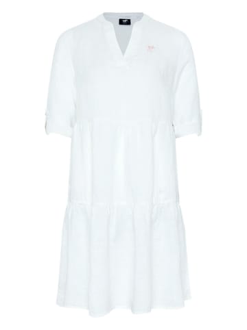Polo Sylt Leinen-Kleid in Weiß