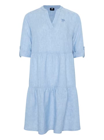 Polo Sylt Leinen-Kleid in Hellblau