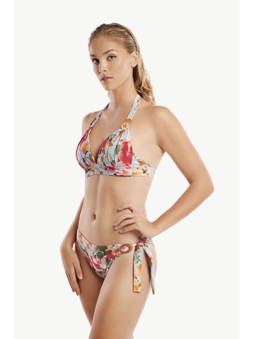 Lisca Bikini-Hose "Hawaii" in Hellblau/ Bunt