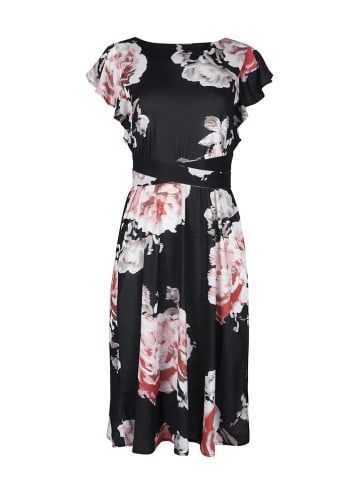 Lisca Sukienka "Hawaii" w kolorze czarnym ze wzorem