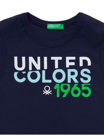 Benetton Top donkerblauw