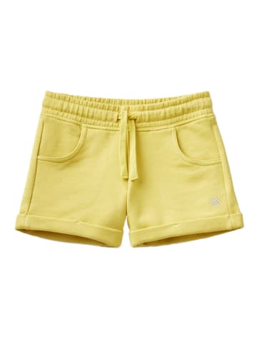 Benetton Szorty w kolorze żółtym