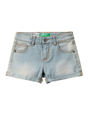 Benetton Jeans-Shorts in Hellblau