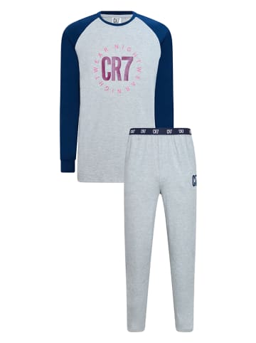 CR7 Pyjama grijs/donkerblauw