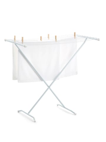 Rayen Wäscheständer in Weiß - (B)90 x (H)82 x (T)53,5 cm