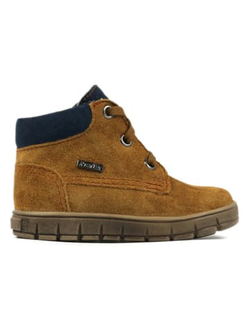 Richter Shoes Botki w kolorze jasnobrązowym