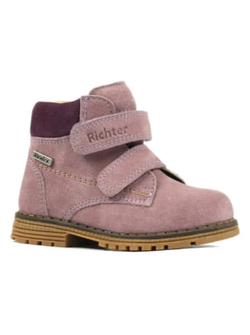 Richter Shoes Botki w kolorze jasnoróżowym