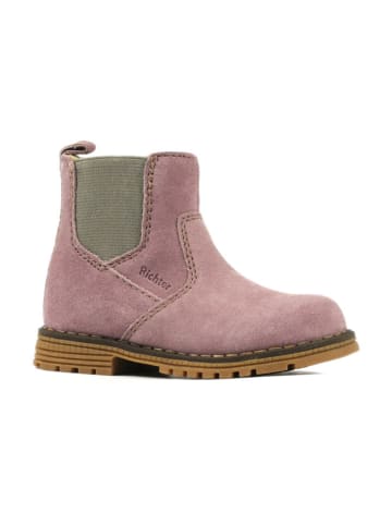 Richter Shoes Botki w kolorze jasnoróżowym