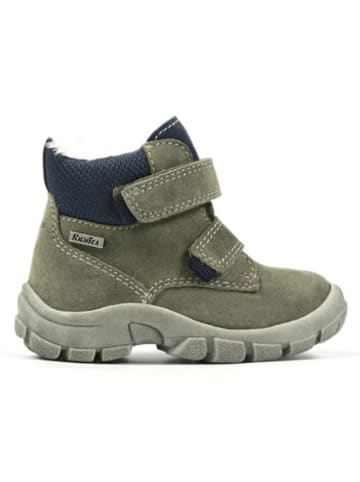 Richter Shoes Botki w kolorze khaki