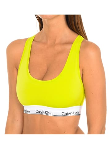 CALVIN KLEIN UNDERWEAR Top w kolorze żółtym