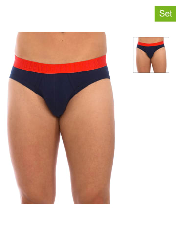 Bikkembergs 2er-Set: Slips in Dunkelblau