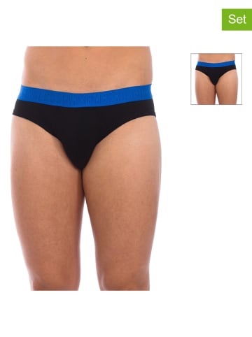 Bikkembergs 2er-Set: Slips in Schwarz