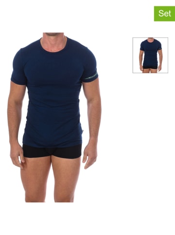 Bikkembergs 2er-Set: Shirts in Dunkelblau