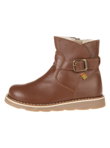 El Naturalista Leren winterboots bruin