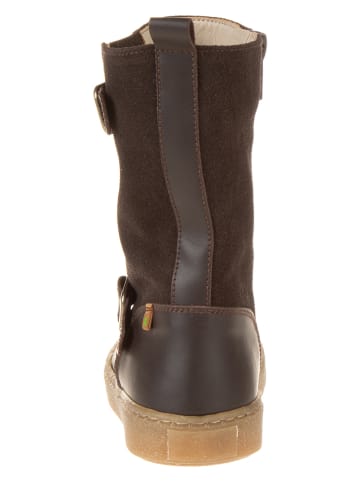 El Naturalista Leder-Winterstiefel in Braun