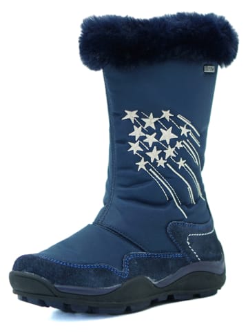 El Naturalista Leder-Winterstiefel in Dunkelblau