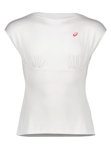 asics Koszulka sportowa w kolorze białym