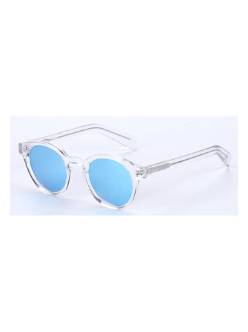 ocean sunglasses Unisex-Sonnenbrille "Montreal" in Transparent/ Hellblau