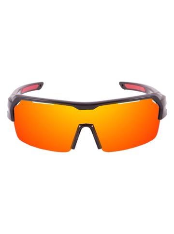 ocean sunglasses Okulary sportowe unisex "Race" w kolorze czarno-pomarańczowym