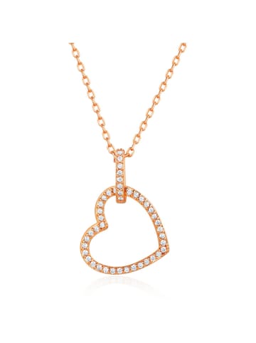 Park Avenue Rosévergold. Halskette mit Swarovski Kristallen - (L)40 cm