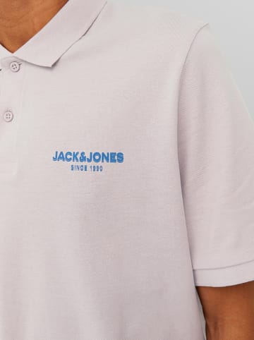 Jack & Jones Koszulka polo "Cosnorkle" w kolorze fioletowym