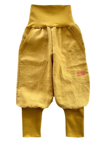 LiVi Spodnie w kolorze żółtym