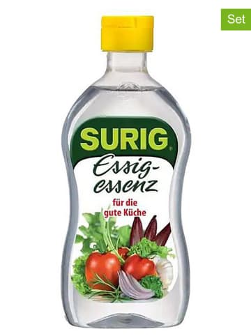 Surig 6er-Set: Essigessenz, 6x 400 ml