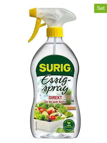 Surig 4er-Set: Essigessenz-Spray, 4x 500 ml