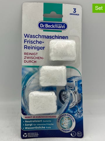 Dr. Beckmann 4er-Set: Waschmaschinenreiniger, je 3x à 20 g