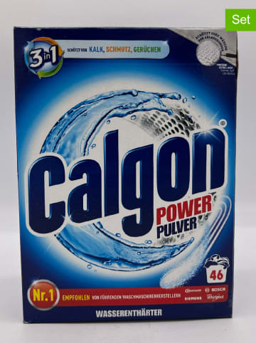 Calgon 2er-Set: 3in 1-Wasserenthärterpulver, je 1,5 kg