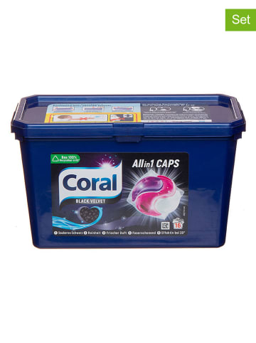 Coral 3er-Set: Waschmittelcaps "Black Velvet All in 1", je 339 g