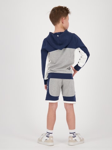 Messi Hoodie in Grau/ Dunkelblau