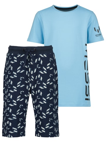 Messi Pyjama blauw/donkerblauw