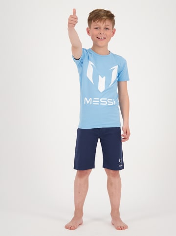 Messi Piżama w kolorze niebiesko-granatowym