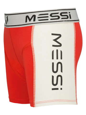 Messi 2-delige set: boxershorts rood/grijs