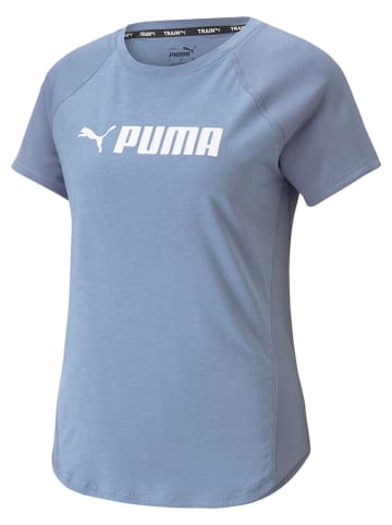Puma Trainingsshirt "Fit Logo" in Hellblau