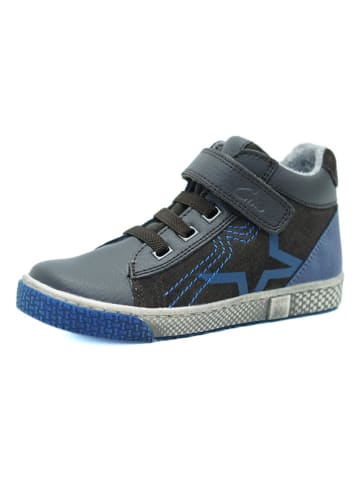 Ciao Leder-Sneakers in Grau/ Blau