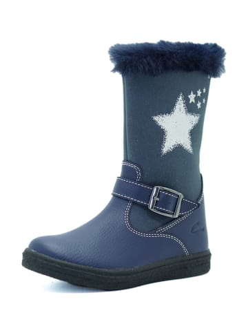 Ciao Leder-Stiefel in Blau