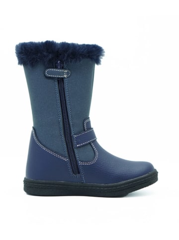 Ciao Leder-Stiefel in Blau