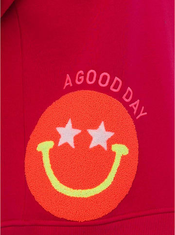 Zwillingsherz Bluza "Always Happy" w kolorze czerwonym