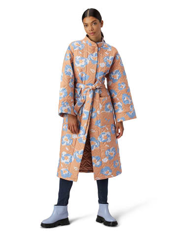 Ilse Jacobsen Steppmantel in Beige/ Hellblau